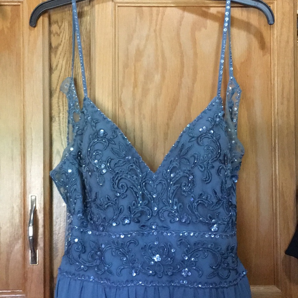 Bridesmaid dress/formal slate blue
